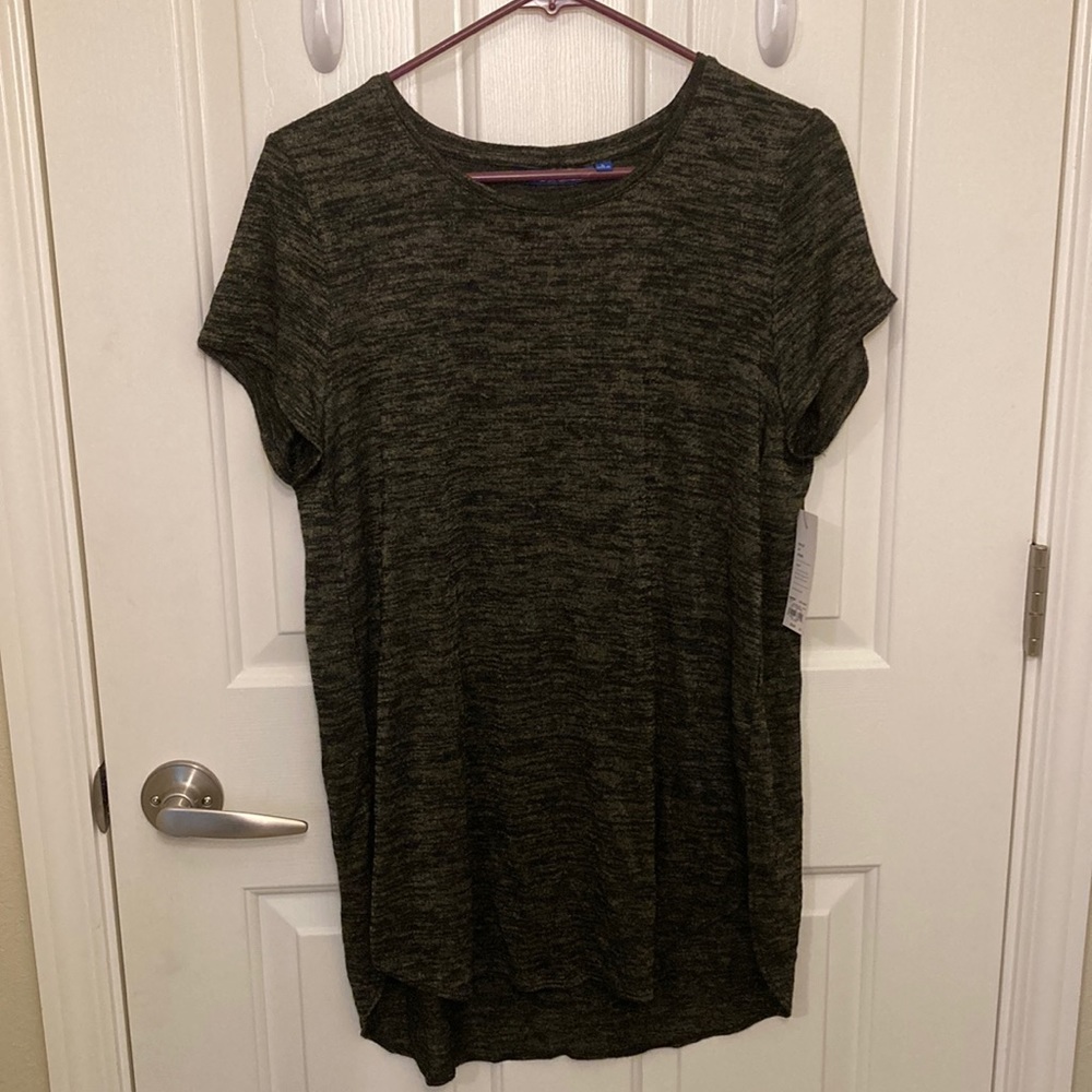 Black knit dress